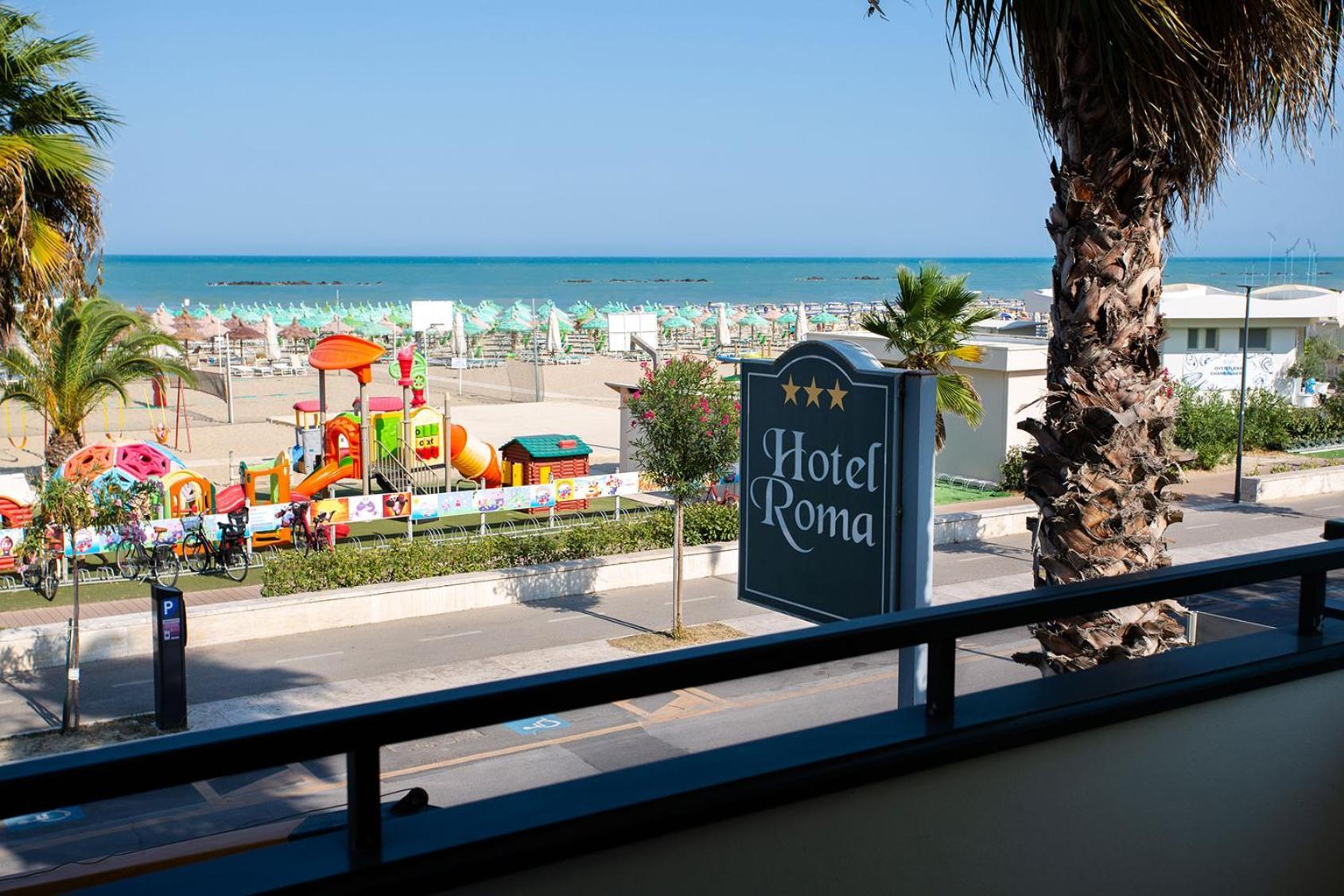Hotel Roma Sul Mare Roseto Degli Abruzzi Esterno foto